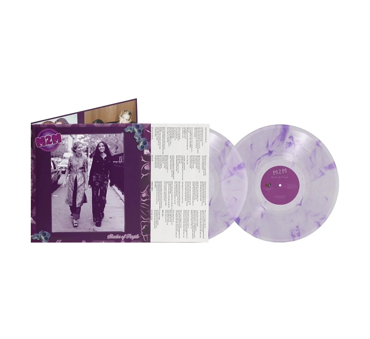 M2M - Shades of Purple [Clear & Purple Swirl]