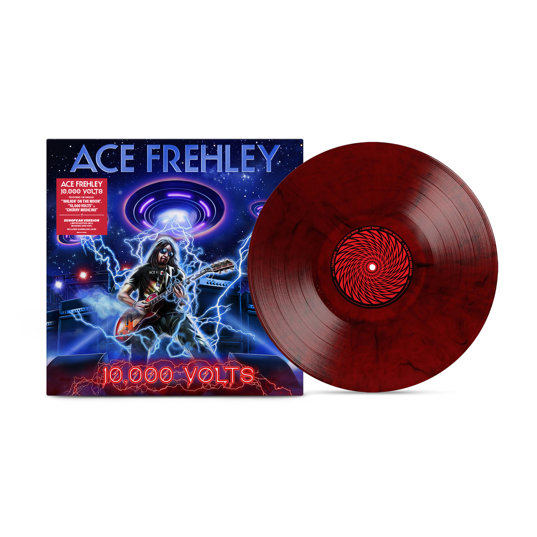 Ace Frehley - 10,000 Volts Dragons Den Vinyl (EU Version) [Red]