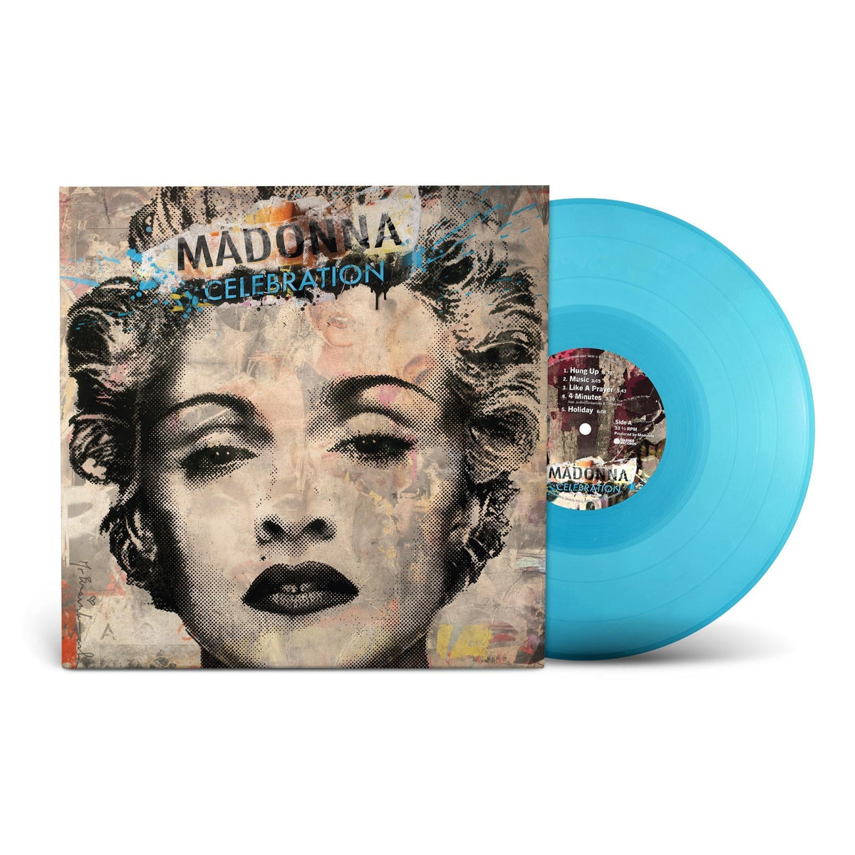 Celebration [Clear Light Blue] Vinyl - Madonna Vinyl Records | Vinyl