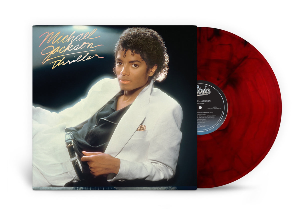 Michael Jackson - Thriller [Red & Black Marble] - Vinyl