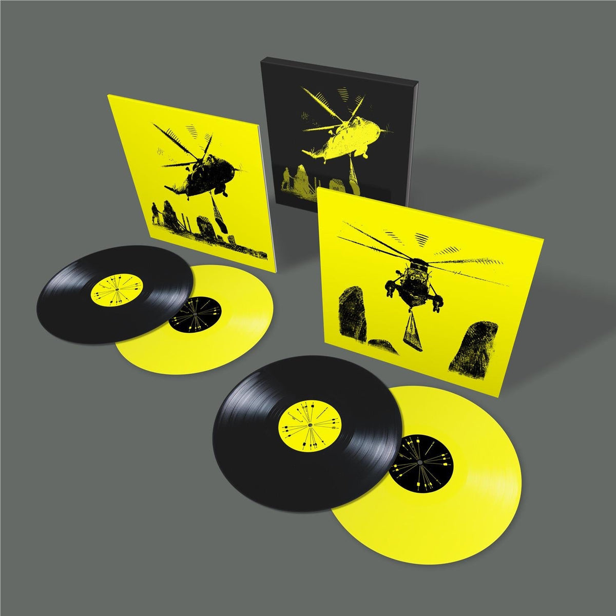 Mogwai - Happy Tears [4LP Black & Yellow] - Vinyl
