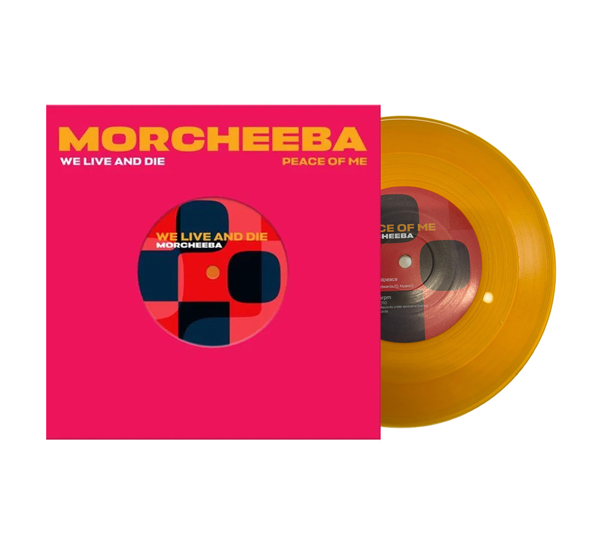 Morcheeba - We Live & Die / Peace Of Me [7-inch Orange]