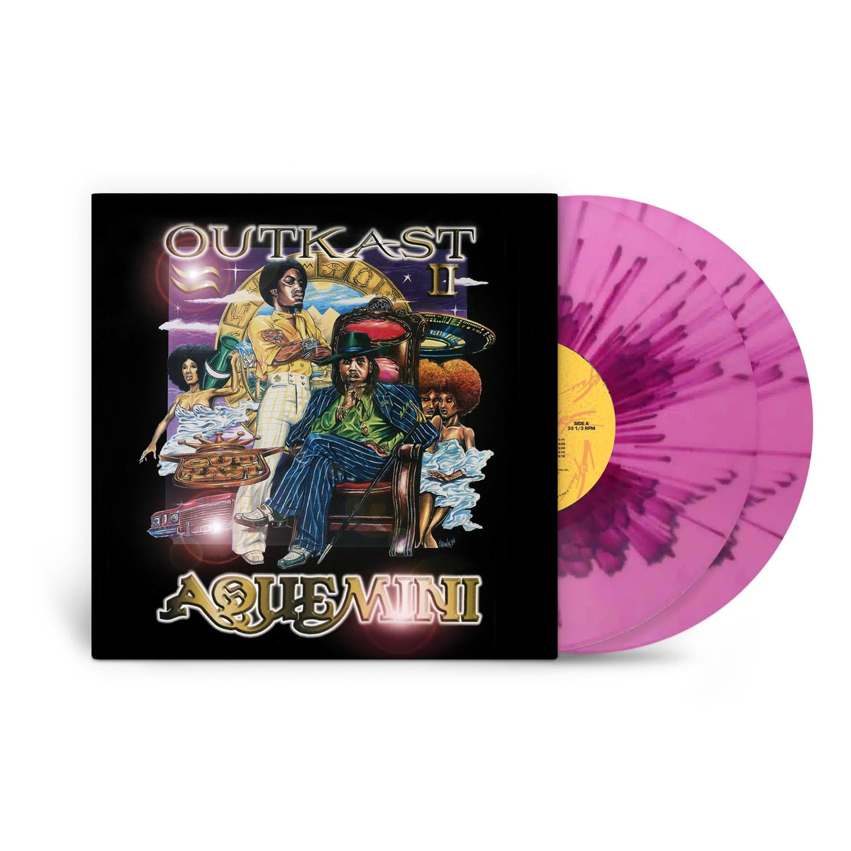 OutKast - Aquemini [2LP Pink Splatter UK Import] - Vinyl