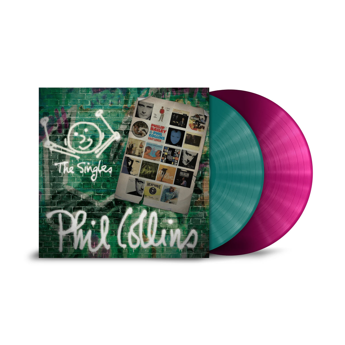 Phil Collins - The Singles [2LP Magenta & Petrol] - Vinyl
