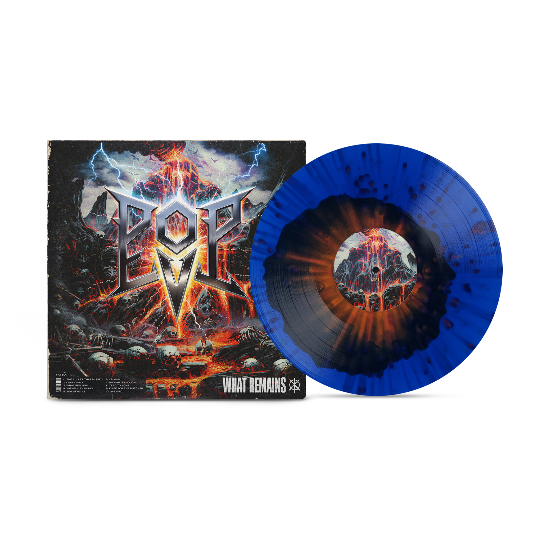 Pop Evil - What Remains [Black & Blue Splatter]