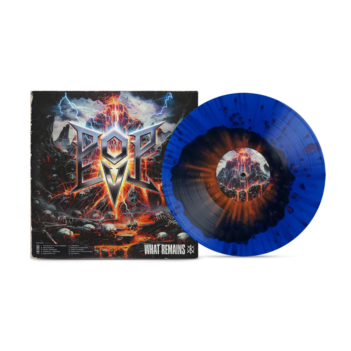 Pop Evil - What Remains [Black & Blue Splatter]