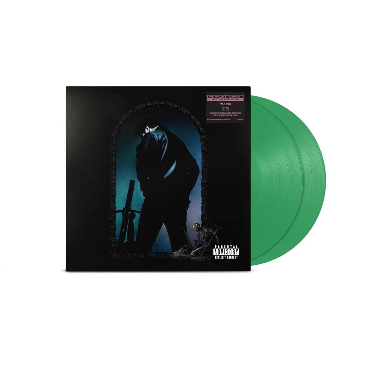Post Malone - Hollywood's Bleeding [2LP Clear Green] - Vinyl