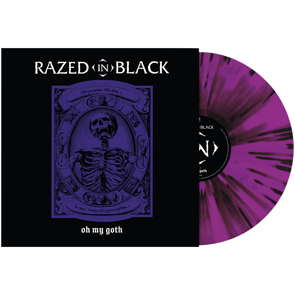 Razed in Black - Oh My Goth! [Purple/Black Splatter]