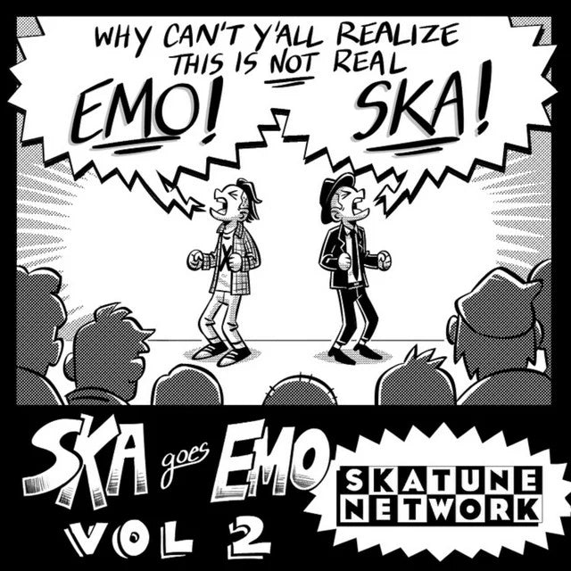 Skatune Network - SKA GOES EMO, VOL. 2 [White & Black Splatter]