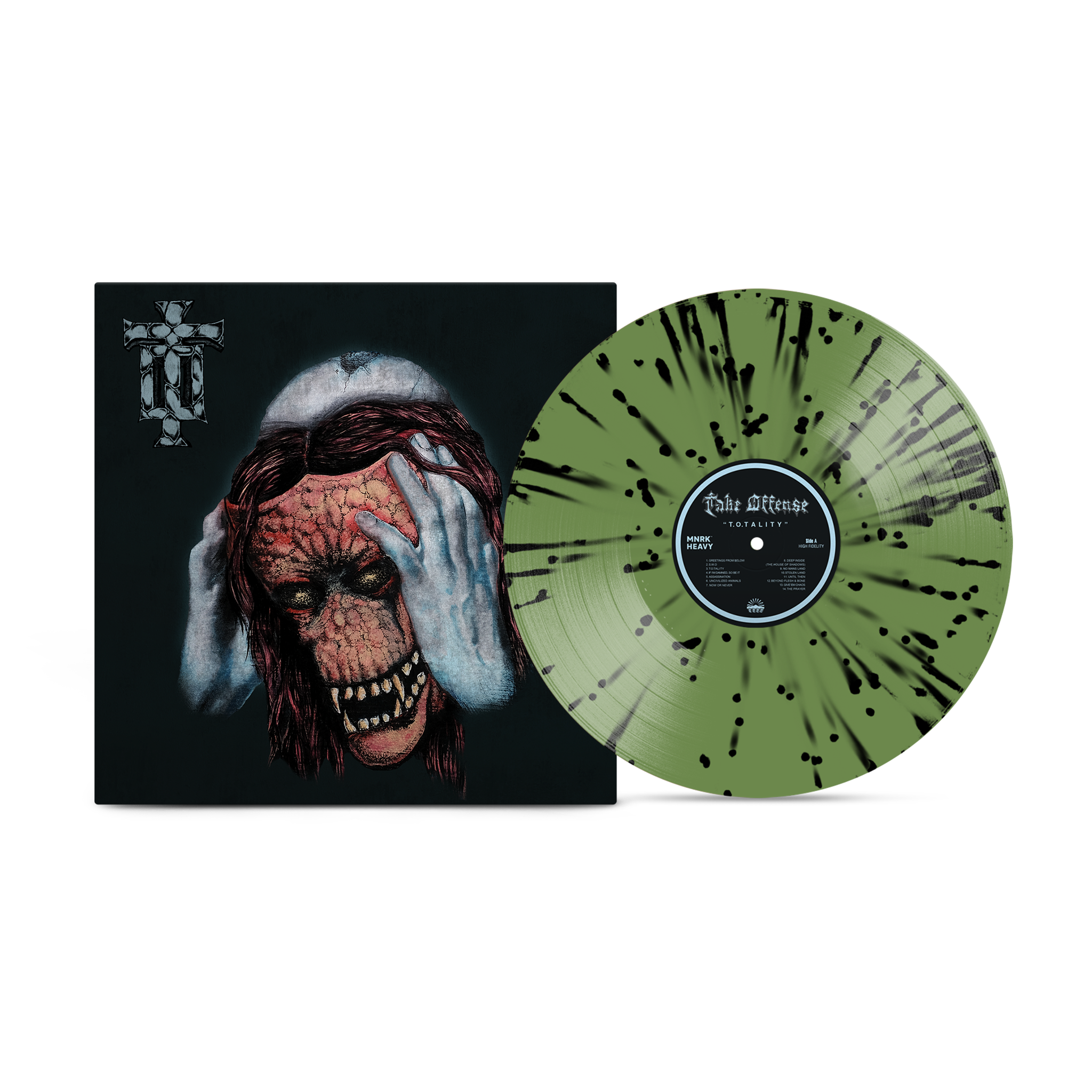 Take Offense - T.O.tality Splatter Vinyl [Olive Green & Black Splatter]