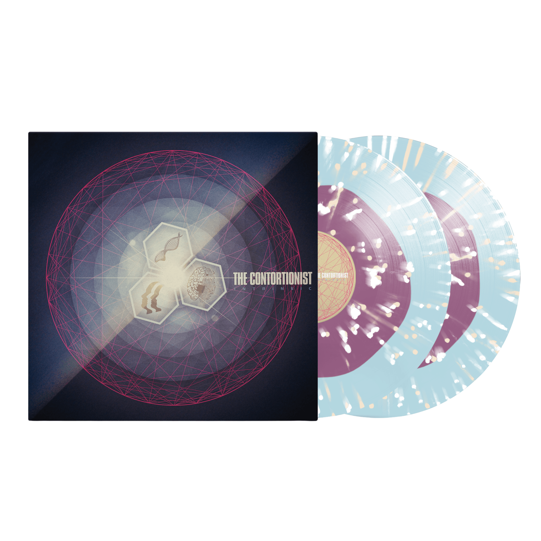 The Contortionist - Intrinsic [2LP Light Blue Purple & White Splatter]