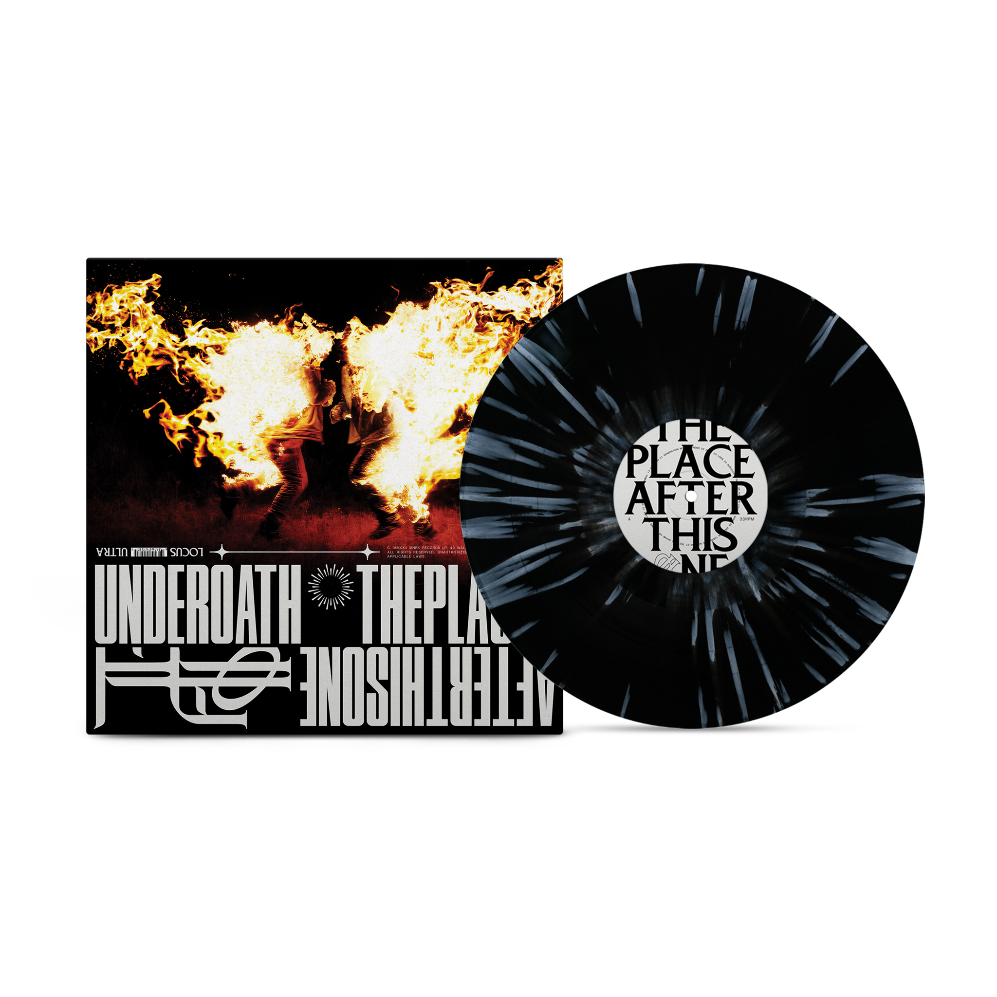 Underoath - The Place After This One [Black & White Splatter]