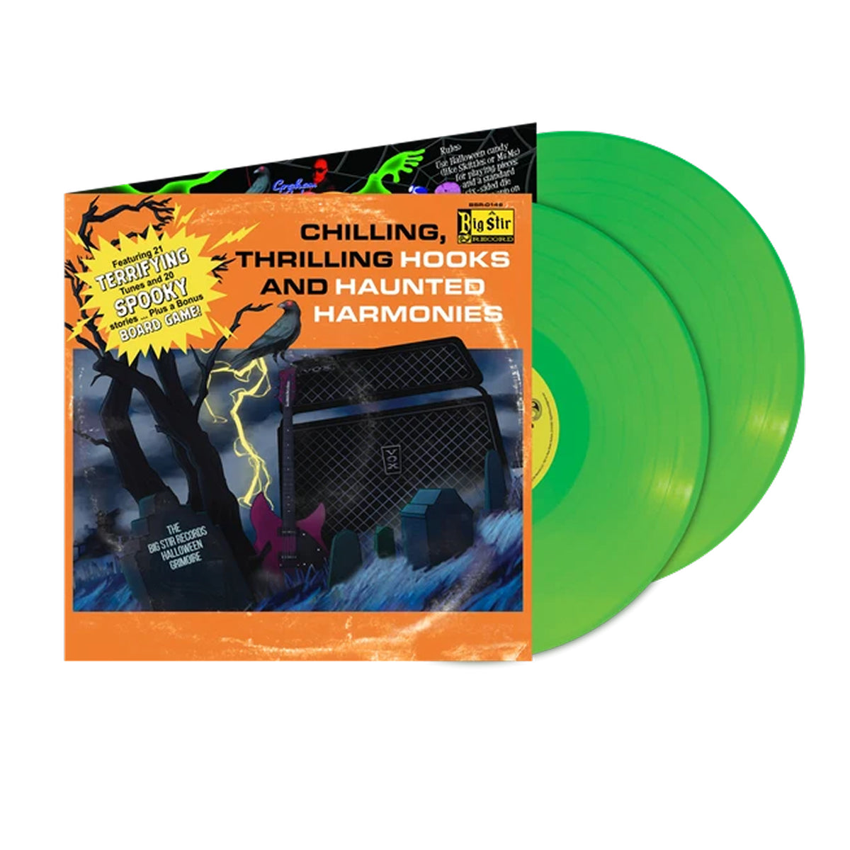Various Artists - Chilling, Thrilling Hooks And Haunted Harmonies: The Big Stir Records Halloween Grimoire [2LP Green]