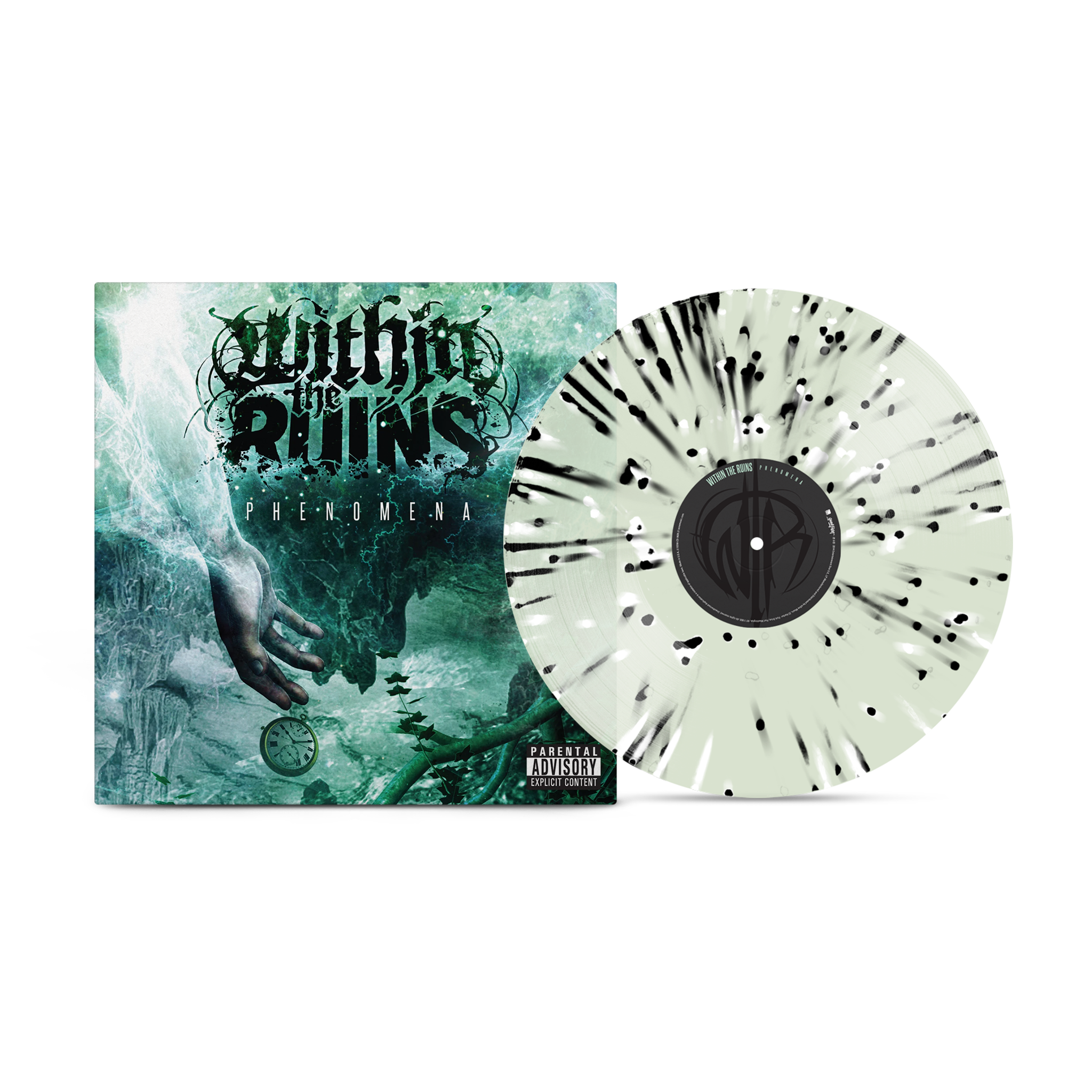 Within The Ruins - Phenomena [Coke Bottle Clear & Black & White Splatter]