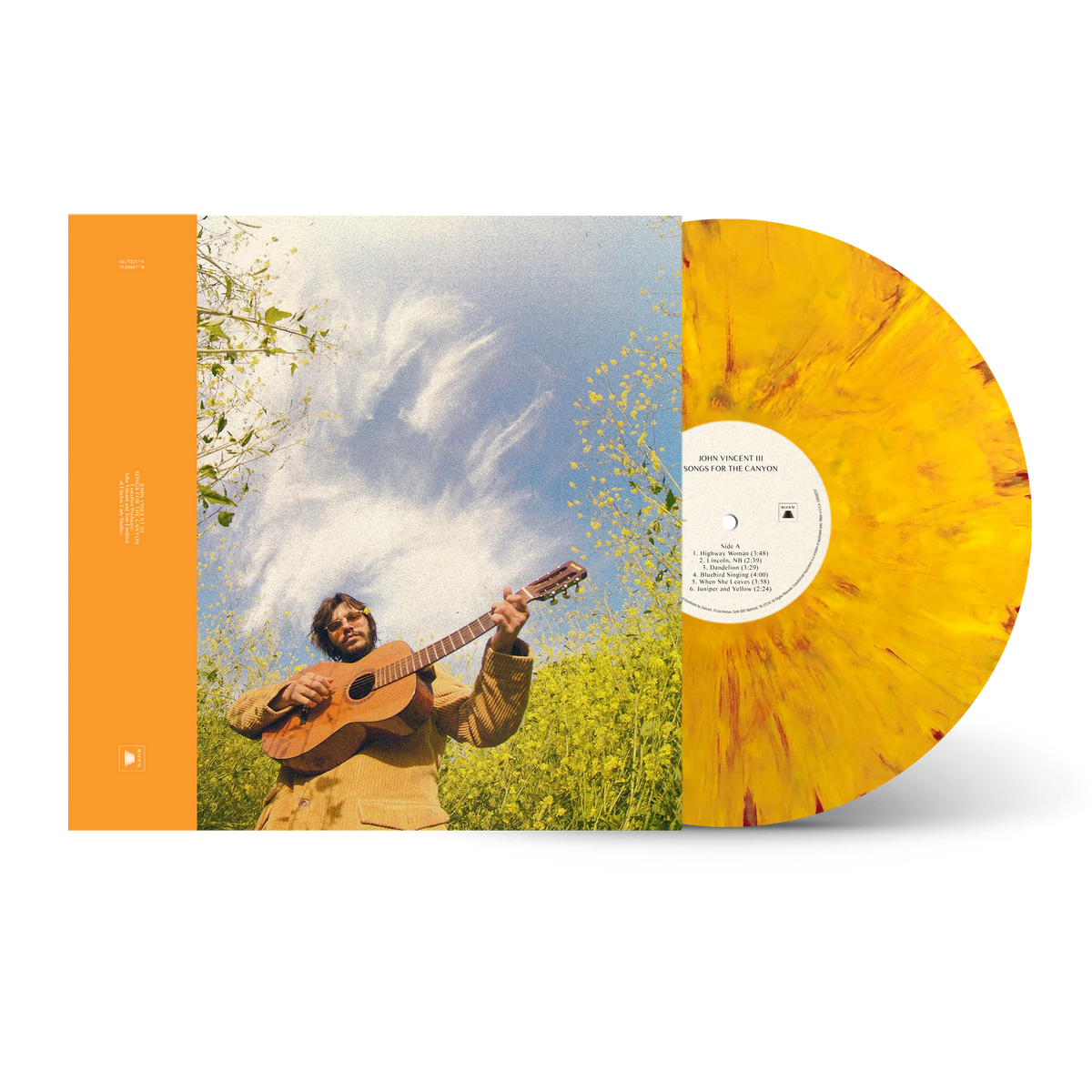 John Vincent III - Songs For The Canyon [Yellow]