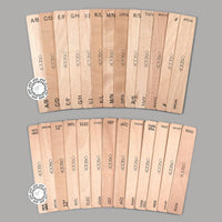 Wooden LP Dividers For Vinyl Records Genre thumbnail 8