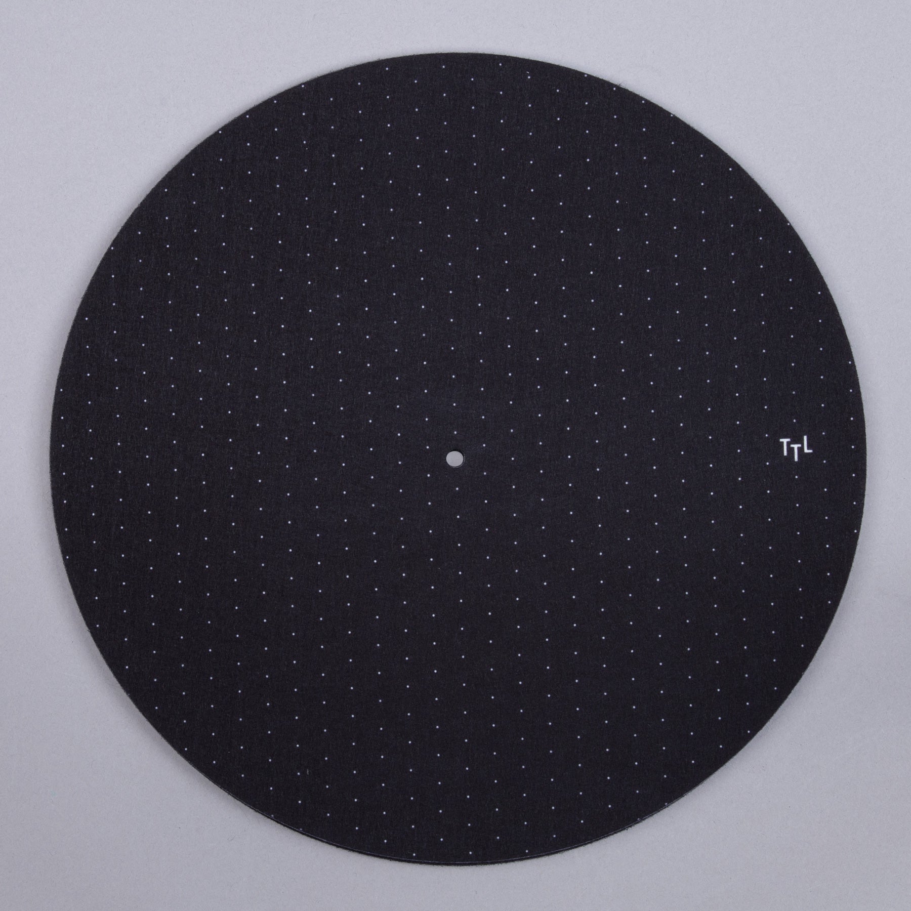 Dot Pattern Slipmat Record Mat - Black