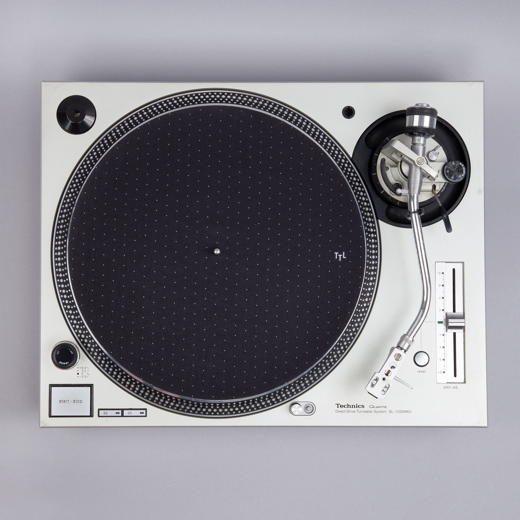 Dot Pattern Slipmat Record Mat (Black)