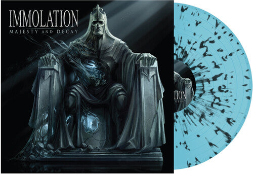 Immolation - Majesty and Decay - Blue w/ Black Splatter Vinyl
