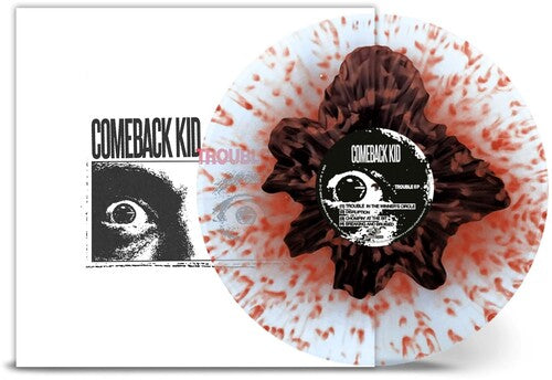 Comeback Kid - Trouble EP - Clear/Black Yolk W Red Splatter