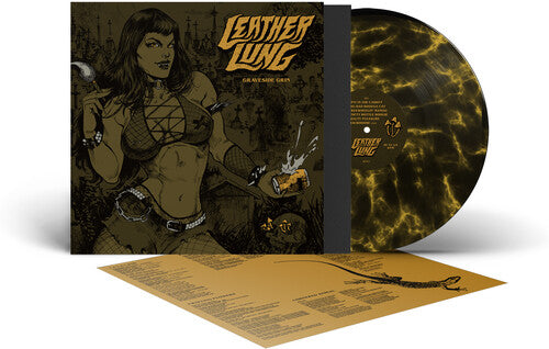 Leather Lung - Graveside Grin [Black & Yellow Marble]